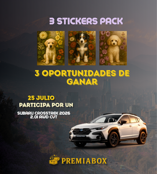 3 STICKER x 3 TICKETS